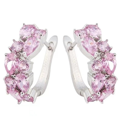 Diamond Crystal Zircon Ear Clip Affordable Luxury Earrings Women