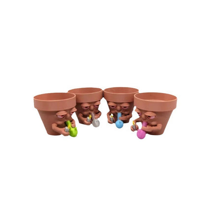 Home Courtyard Smoking Flowerpot Decoration Design Decorations