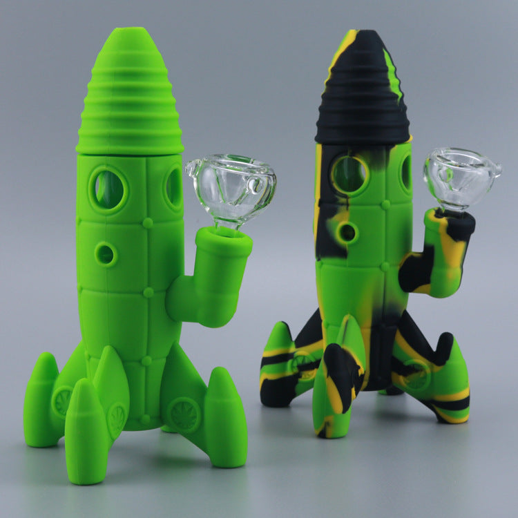 Silicone Hookah Astronaut Rocket Smoking Pot