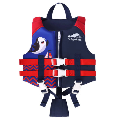 Gogokids Kids Life Jacket Float Jacket Toddler Swimsuit Assist Swimwear Swim Training Buoyancy Swim Vest Neoprene Life Jacket