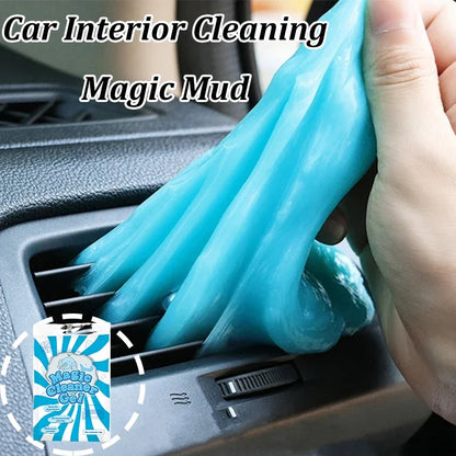 70g Car Cleaning Gel Slime Magic Mud Automobile Air Vent Computer Keyboard Dirt Dust Remover Gel Car Wash Interior Cleaning Tool