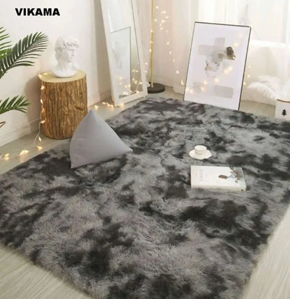 VIKAMA Modern Minimalist Luxury Living Room Carpet Silk wool Sofa Coffee Table Bedroom Bedside Non-slip Easy-to-clean Carpet