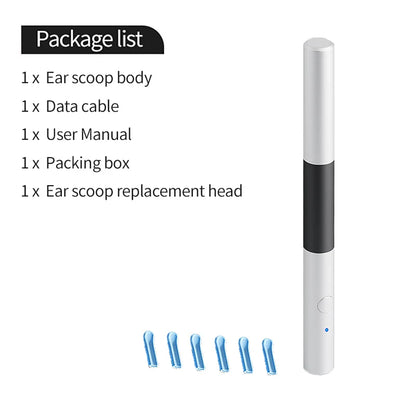 Wireless Ear Otoscopy 3.5mm Ultra-Thin WiFi Ear Scope Camera with Earwax Removal Tool Ear Cleaner with Gyroscope For IOS Android