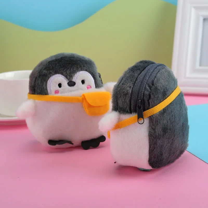 Shoulder Bag Little Penguin Kawaii Penguin Plush Wallet Soft Penguin Plush Coin Purse Girls Lovers Valentine's Gifts Small