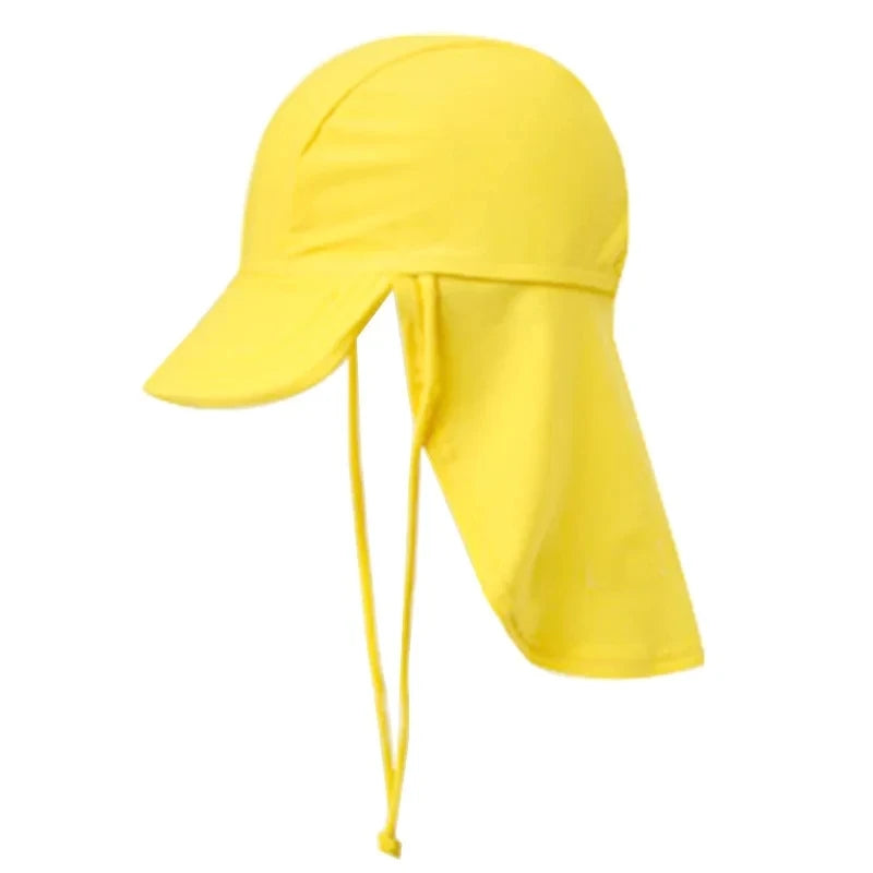 Kids Children Summer UPF 50+ UV Protection Outdoor Beach Sun Hat Boy Girl Swim Cover Flap Cap Adjustable Dinosaur Cap Swimwear