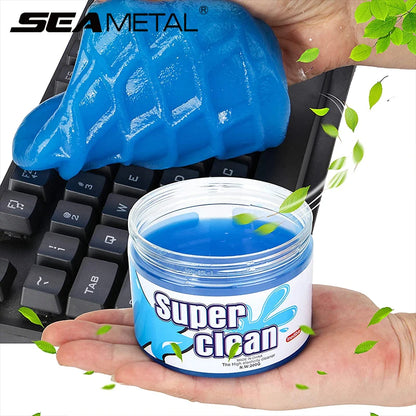 SEAMETAL Car Cleaning Gel Multifunctional Air Vent Outlet Dashboard Laptop Magic Cleaning Tool Wash Mud Dust Remover Dirt Clean