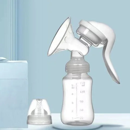 Silicone manual breast pump / adjustable suction / mother and baby