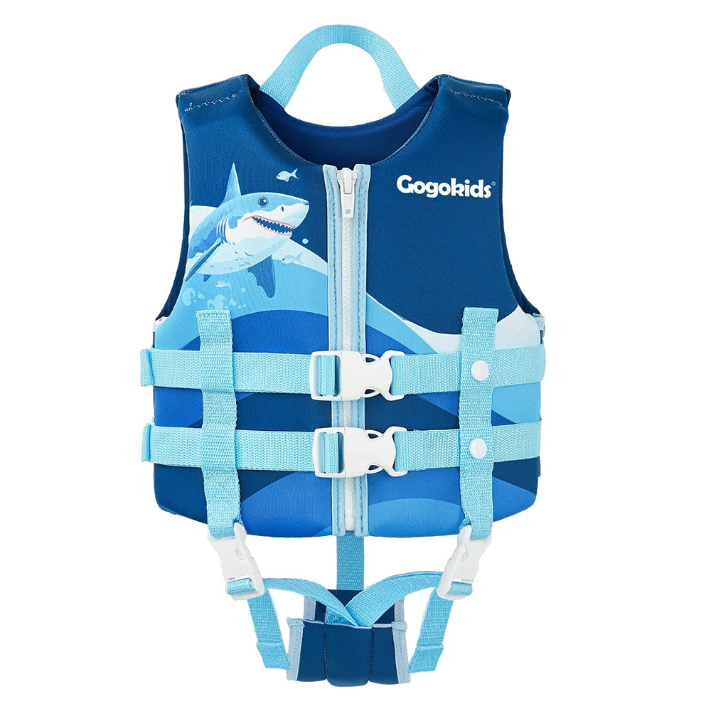 Gogokids Kids Life Jacket Float Jacket Toddler Swimsuit Assist Swimwear Swim Training Buoyancy Swim Vest Neoprene Life Jacket