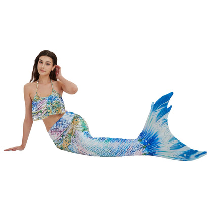 Adult Woman Mermaid Tails Swimming Dress Princess Swim Clothes Swimsuit Cosplay Costumes Beach Bikini Swimwear Bathing Clothing