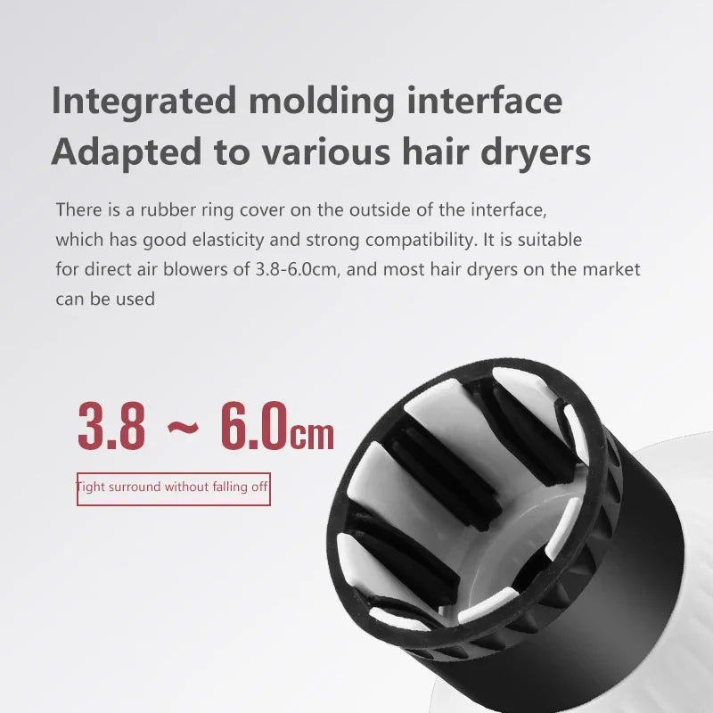 Universal Hair Dryer Diffuser for Curls and Blow Drying Electric Hairdressing Dryer Styling Tools Adjustable Blower Wind Cover