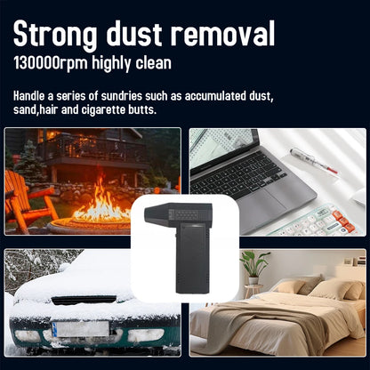 130000RPM Turbofan High Power Jet Fan Brushless Motor Variable Speed Dust Blower Cleaning Tool Air Duster Handheld Air Blower