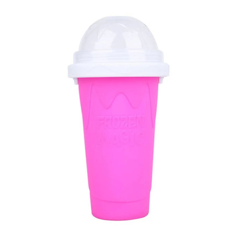 Homemade Smoothie Cup Quick Freezing Ice Cream Bottle DIY Summer Ice Cup Portable Squeezable Slushie Cups