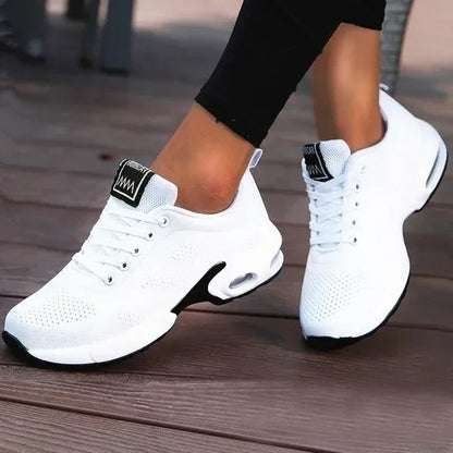 Women Running Shoes Breathable Casual Shoes Outdoor Light Weight White Tenis Sports Shoes Casual Walking Sneakers for Wamen