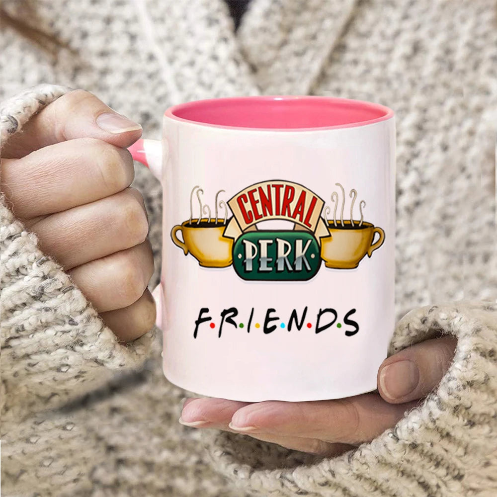 Central Perk Friends Coffee Mug Personalized Your Name Milk Tea Cup Customize Text Beer Mugs Lovers Birthday Gifts