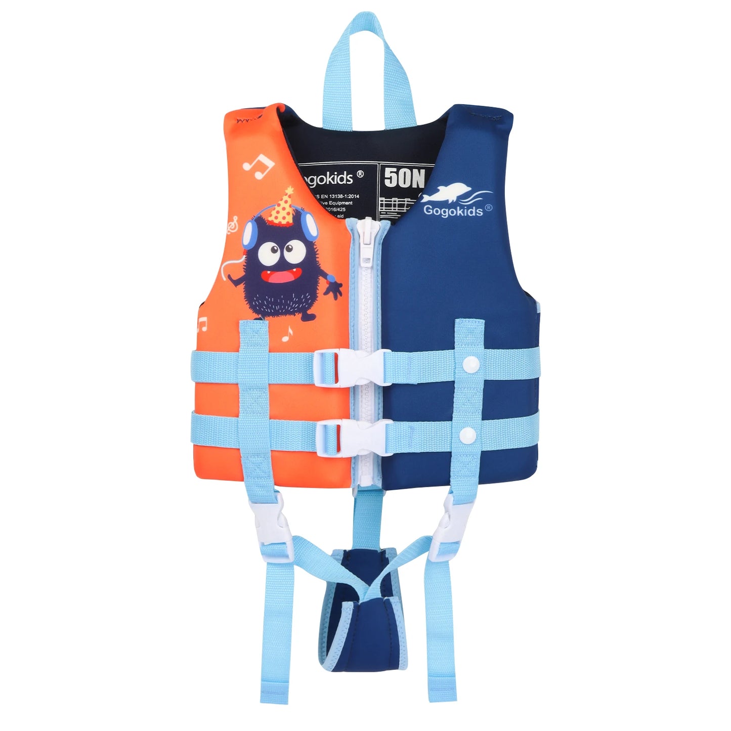 Gogokids Kids Life Jacket Float Jacket Toddler Swimsuit Assist Swimwear Swim Training Buoyancy Swim Vest Neoprene Life Jacket