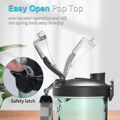 Portable Blender Electric Juicer 600ML Fruit Mixers 4000mAh USB Rechargeable Smoothie Mini Blender Multifunction Juice Maker