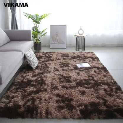 VIKAMA Modern Minimalist Luxury Living Room Carpet Silk wool Sofa Coffee Table Bedroom Bedside Non-slip Easy-to-clean Carpet