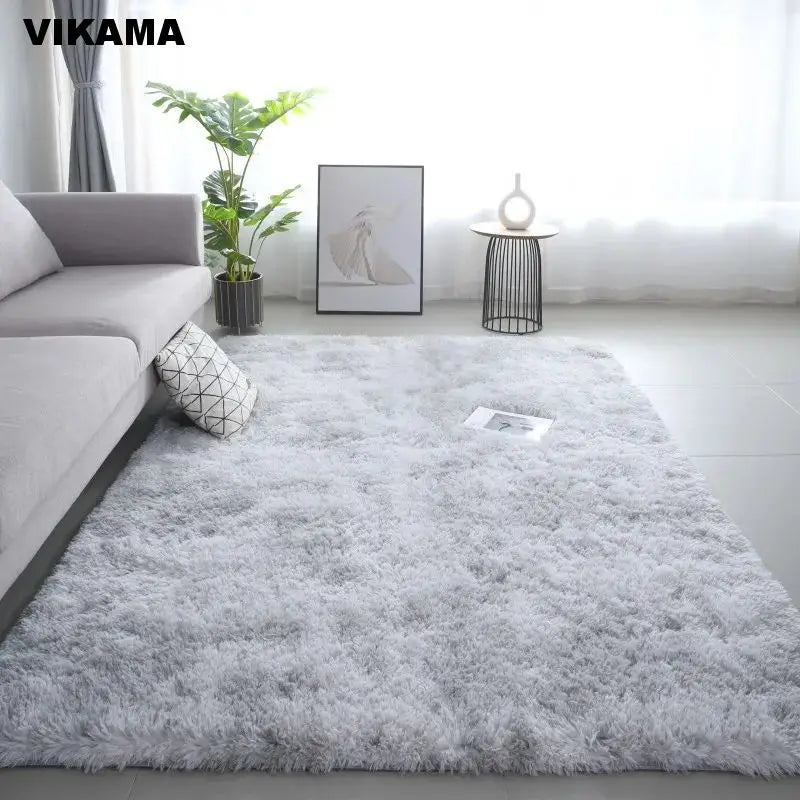 VIKAMA Modern Minimalist Luxury Living Room Carpet Silk wool Sofa Coffee Table Bedroom Bedside Non-slip Easy-to-clean Carpet