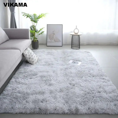 VIKAMA Modern Minimalist Luxury Living Room Carpet Silk wool Sofa Coffee Table Bedroom Bedside Non-slip Easy-to-clean Carpet