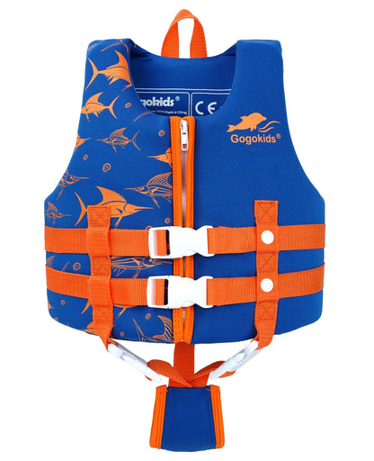 Gogokids Kids Life Jacket Float Jacket Toddler Swimsuit Assist Swimwear Swim Training Buoyancy Swim Vest Neoprene Life Jacket