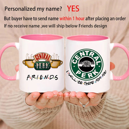 Central Perk Friends Coffee Mug Personalized Your Name Milk Tea Cup Customize Text Beer Mugs Lovers Birthday Gifts