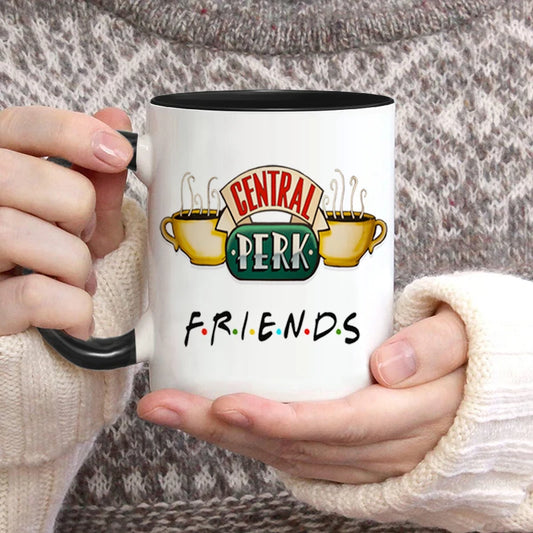 Central Perk Friends Coffee Mug Personalized Your Name Milk Tea Cup Customize Text Beer Mugs Lovers Birthday Gifts