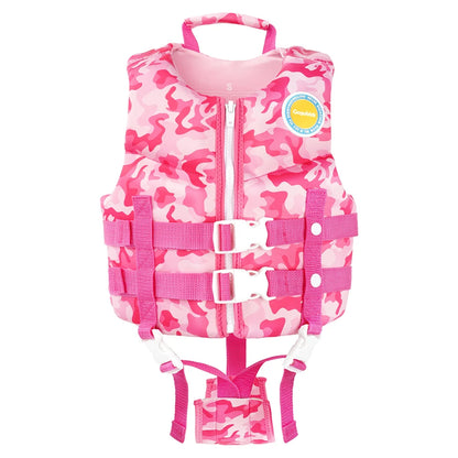 Gogokids Kids Life Jacket Float Jacket Toddler Swimsuit Assist Swimwear Swim Training Buoyancy Swim Vest Neoprene Life Jacket