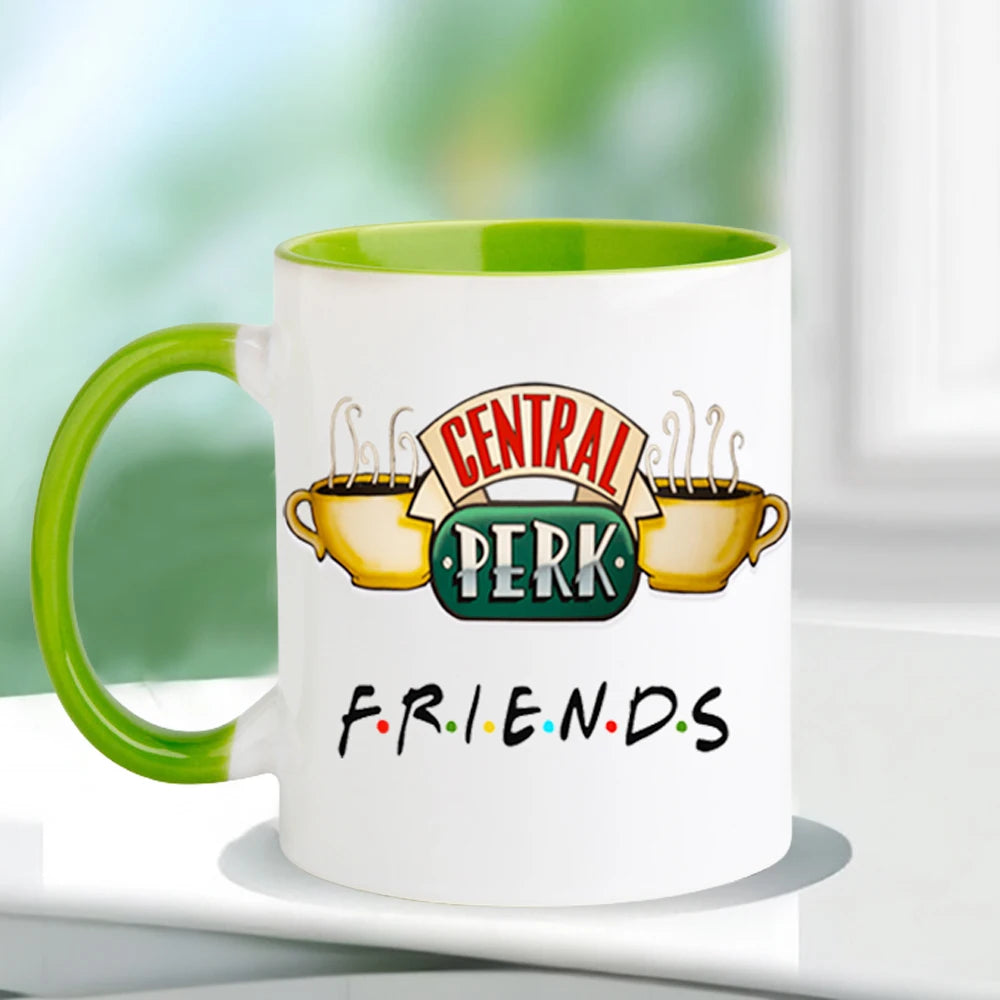 Central Perk Friends Coffee Mug Personalized Your Name Milk Tea Cup Customize Text Beer Mugs Lovers Birthday Gifts