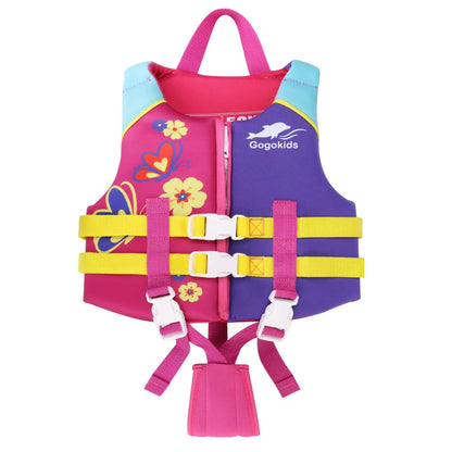 Gogokids Kids Life Jacket Float Jacket Toddler Swimsuit Assist Swimwear Swim Training Buoyancy Swim Vest Neoprene Life Jacket