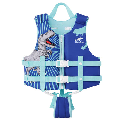 Gogokids Kids Life Jacket Float Jacket Toddler Swimsuit Assist Swimwear Swim Training Buoyancy Swim Vest Neoprene Life Jacket