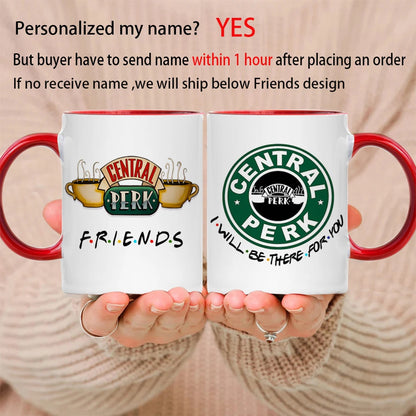 Central Perk Friends Coffee Mug Personalized Your Name Milk Tea Cup Customize Text Beer Mugs Lovers Birthday Gifts