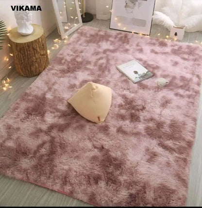 VIKAMA Modern Minimalist Luxury Living Room Carpet Silk wool Sofa Coffee Table Bedroom Bedside Non-slip Easy-to-clean Carpet