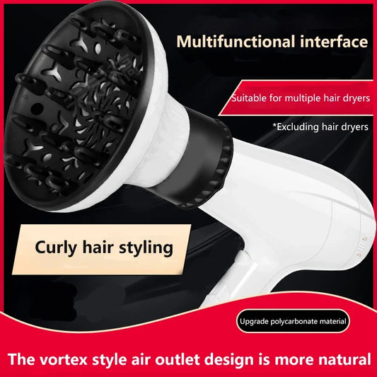 Universal Hair Dryer Diffuser for Curls and Blow Drying Electric Hairdressing Dryer Styling Tools Adjustable Blower Wind Cover