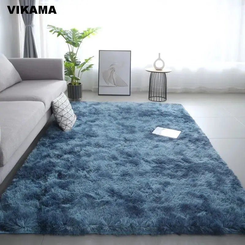 VIKAMA Modern Minimalist Luxury Living Room Carpet Silk wool Sofa Coffee Table Bedroom Bedside Non-slip Easy-to-clean Carpet