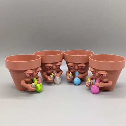 Home Courtyard Smoking Flowerpot Decoration Design Decorations